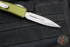 Microtech UTX-85 OTF Knife- Double Edge- OD Green Handle- Apocalyptic Blade 232-10 APOD