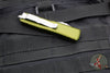Microtech UTX-85 OTF Knife- Double Edge- OD Green Handle- Apocalyptic Blade 232-10 APOD