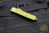 Microtech UTX-85 OTF Knife- Double Edge- OD Green Handle- Apocalyptic Blade 232-10 APOD