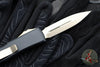 Microtech UTX-85 OTF Knife- Double Edge- Black Handle- Bronzed Blade 232-13