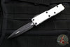 Microtech UTX-85 OTF Knife- Double Edge- Clear Finished Handle- Black Blade 232-1 CR