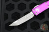 Microtech UTX-85 OTF Knife- Tanto Edge- Violet Handle- Apocalyptic Blade 233-10 APVI