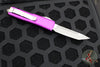 Microtech UTX-85 OTF Knife- Tanto Edge- Violet Handle- Apocalyptic Blade 233-10 APVI
