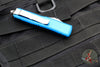 Microtech UTX-85 OTF Knife- Tanto Edge- Blue Handle- Stonewash Blade 233-10 BL