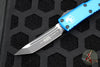 Microtech UTX-85 OTF Knife- Tanto Edge- Blue Handle- Black Blade 233-1 BL