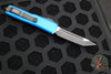 Microtech UTX-85 OTF Knife- Tanto Edge- Blue Handle- Black Blade 233-1 BL