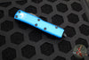 Microtech UTX-85 OTF Knife- Tanto Edge- Blue Handle- Black Blade 233-1 BL