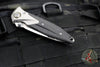 Microtech Socom Bravo- MINI- Tanto Edge-  Titanium Handle with Carbon Fiber Scales- Bead Blast Finished Part Serrated Edge- Bronze Pivot Collar 261M-8 CFTI
