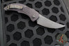 Microtech Brachial Auto OTS - Single Edge-Shadow- Black with DLC Black Full Serrated Blade and HW 268A-3 DLCTSH
