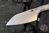 Microtech Cutlery- Santoku 6"- Bead Blast Titanium Bolster- Various G-10 Handles- Stonewash Blade 3200B-10