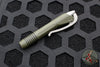 Microtech Siphon II- Stainless Steel- OD Green- Apocalyptic Hardware 401-SS-ODAP