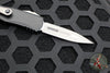Microtech Hera OTF Knife- Double Edge- Black Handle- Apocalyptic Plain Edge Blade 702-10 AP