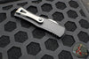 Microtech Hera OTF Knife- Double Edge- Black Handle- Apocalyptic Plain Edge Blade 702-10 AP