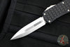 Microtech Hera OTF Knife- Frag- Double Edge- Black Frag Handle- Stonewash Plain Edge 702-10 FRS