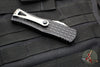 Microtech Hera OTF Knife- Frag- Double Edge- Black Frag Handle- Stonewash Plain Edge 702-10 FRS