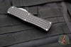 Microtech Hera OTF Knife- Frag- Double Edge- Black Frag Handle- Stonewash Plain Edge 702-10 FRS