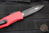 Microtech Hera- Double Edge- Red Handle With Black Plain Edge Blade 702-1 RD