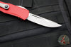 Microtech Hera OTF Knife- Single Edge- Red Handle- Apocalyptic Standard 703-10 APRD