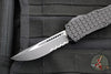 Microtech Hera OTF Knife- Frag- Tactical- Single Edge- Black Frag Handle- Black Part Serrated Edge 703-2 TFRS