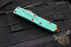 Microtech UTX-85 OTF Knife- Hellhound Edge- Bounty Hunter Finished- Apocalyptic Blade 719-10 BH