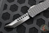 Microtech Hera OTF Knife- Hellhound Edge- Shadow Edition- Black Frag Handle- Black DLC Blade 919-1 DLCTFRSH