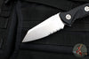 Microtech Socom Alpha- Mini- Warcom Edge- Stonewash Part Serrated Edge Blade 93M-11