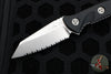 Microtech Socom Alpha- Mini- Warcom Edge- Stonewash Full Serrated Edge Blade 93M-12