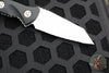 Microtech Socom Alpha- Mini- Warcom Edge- Stonewash Full Serrated Edge Blade 93M-12