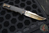 Allen Elishewitz Custom Knives- Sogmac V Folder- Black Camo Carbon Handle- Antique Finished Blade