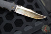 Allen Elishewitz Custom Knives- Sogmac V Folder- Black Camo Carbon Handle- Antique Finished Blade