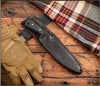 American Tomahawk Company ATC- Rifleman- Black Richlite Handle- Tumbled Blade