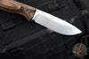 Benchmade Saddle Mountain Skinner Fixed Blade- Wood Scales- Stonewash Blade- Leather Sheath Hunt Model 15002