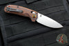 Benchmade North Fork- Drop Point- Wood Scales- Stonewash Blade 15032