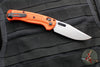 Benchmade Taggedout- Mini- Orange Grivory Handle-  Satin Finished Blade 15533