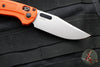 Benchmade Taggedout- Mini- Orange Grivory Handle-  Satin Finished Blade 15533