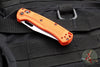 Benchmade Taggedout- Mini- Orange Grivory Handle-  Satin Finished Blade 15533