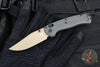 Benchmade Taggedout- Deep Olive Green Grivory Handle- Tan Cerakoted Elmax Steel Blade 15536TN-02