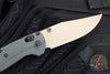 Benchmade Taggedout- Deep Olive Green Grivory Handle- Tan Cerakoted Elmax Steel Blade 15536TN-02