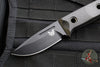 Benchmade MINI Bushcrafter Fixed Blade- Carbon Fiber Scale- Black Blade- Black Kydex Sheath Model 165BK