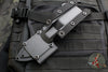Benchmade MINI Bushcrafter Fixed Blade- Carbon Fiber Scale- Black Blade- Black Kydex Sheath Model 165BK