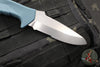 Benchmade 18040S Undercurrent- Fixed Blade- Depth Blue Polymer Handle- Magnacut Stonewash Serrated Blade 18040S
