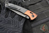 Benchmade Crooked River- Black Micarta Scale- Burnt Copper Finished Aluminum Bolster- Black Stonewash Blade 15080BK-04