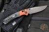 Benchmade Mini Crooked River- Black Micarta Handle- Burnt Copper Finished Bolster- Black Stonewash Blade 15085BK-04