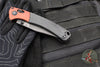 Benchmade Mini Crooked River- Black Micarta Handle- Burnt Copper Finished Bolster- Black Stonewash Blade 15085BK-04