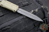 Benchmade Claymore OTF Auto Knife- Double Edge- Green Body- Gray Plain Edge Blade 3370GY-1 FIRST PRODUCTION