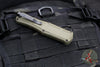 Benchmade Claymore OTF Auto Knife- Double Edge- Green Body- Gray Plain Edge Blade 3370GY-1 FIRST PRODUCTION