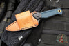 Benchmade Dacian Fixed Blade- Blue Denim Micarta Handle Scale- Stonewash Blade  203-04