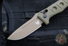 Benchmade Mini Adamas- OTS Auto- Axis Lock- OD Green G-10 with Tan Blade  2730FE-2