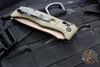 Benchmade Mini Adamas- OTS Auto- Axis Lock- OD Green G-10 with Tan Blade  2730FE-2