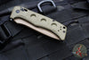 Benchmade Mini Adamas- OTS Auto- Axis Lock- OD Green G-10 with Tan Blade  2730FE-2